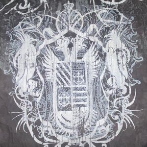 Helix Black and White Graphic Shirt